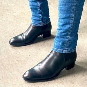 LIKE NEW! Saint Laurent Men’s Black Leather Boot